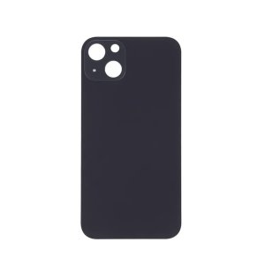 Glass Back For iPhone 13 Mini Plain In Black