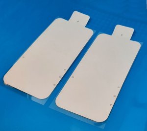 Factory Seal For iPhone 14 White Paper Card Screen Protection Pack of 2