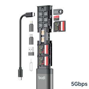 Multifunction Storage Card Reader Stick Budi USB C 3.0