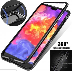 Case For iPhone X White Magnetic Absorption Metal Edge