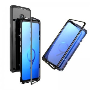 Case For iPhone X Black Magnetic Absorption Metal Edge