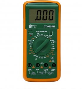 Digital Multimeter BEST 9205M Handheld With Lcd Screen