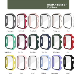 Case Screen Protector For Watch Series 7 41mm in Ice Full Body Cover