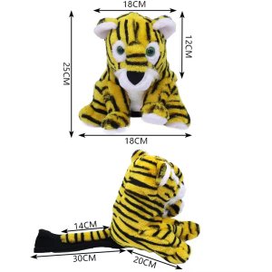 Fluffy tiger big Golf Club Wood Head Cover For #1 Driver