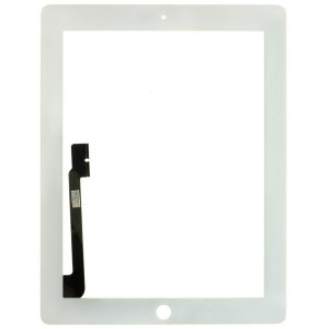 For iPad 3 A1416 A1430 A1403 / iPad 4 A1458 A1459 A1460 - Replacement Touch Screen Digitizer in White