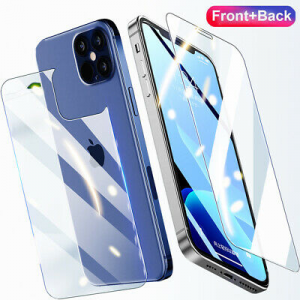 Screen Protector For iPhone 11 Pro Max Full Cover Front Back Tempered Glass 9H