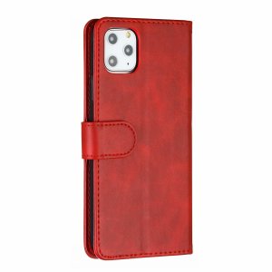 Flip Case For iPhone 13 Wallet with Zip and Card Holder Red