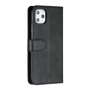 Flip Case For iPhone 13 Wallet with Zip and Card Holder Black