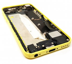 Housing For iPhone 5C Preowned Genuine Yellow With Parts Used