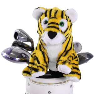 Fluffy tiger big Golf Club Wood Head Cover For #1 Driver