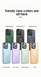 Case For iPhone 14 15 Lilac Smart Charging Silicone Case