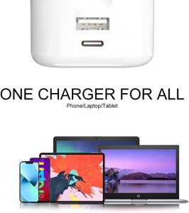 Budi Dual 20W QC3.0 PD20 USB C & USB A Power Adapter