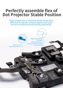 Dot Projector Flex Fixture Qianli DZJ1 Repair and Reballing Fixture