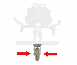 Wheel For Hoverkart With 4 Bolt hole Bracket