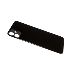 Glass Back For iPhone 11 Plain in Black