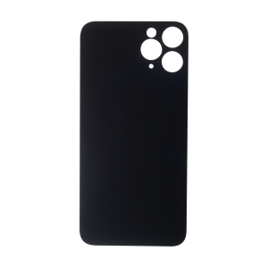 Glass Back For iPhone 11 Pro Plain in Black