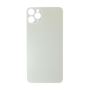 Glass Back For iPhone 11 Pro Max Plain in White