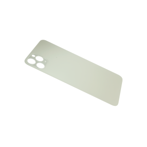 Glass Back For iPhone 11 Pro Max Plain in White