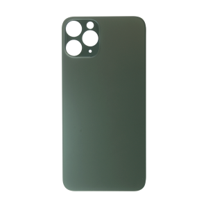 Glass Back For iPhone 11 Pro Max Plain in Green