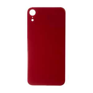 Glass Back For iPhone XR Plain in Red