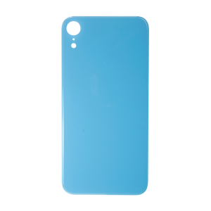 Glass Back For iPhone XR Plain in Blue