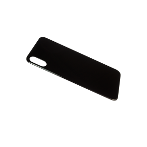 Glass Back For iPhone XS Max Plain in Black