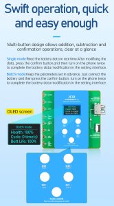 JCID Q1 Battery Quick Repair Board Read Write Programmer For iPhone Batteries