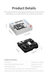 Dot Projector Flex Fixture Qianli DZJ1 Repair and Reballing Fixture