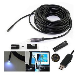 Endoscope Camera Blocked Drain Ear Inspection Waterproof 2m For Android Windows