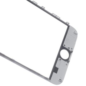 Glass Lens For iPhone 6 Plus on Frame with OCA Layer Cold Press White 3 in 1