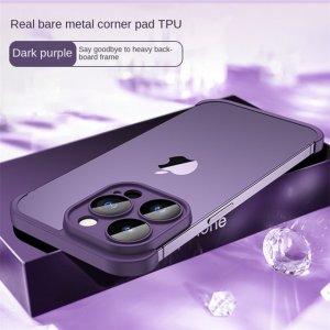 Corner Pad Protection For iPhone 14 Pro in Purple