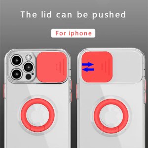 Case For iPhone 13 in Orange With Camera Lens Protection