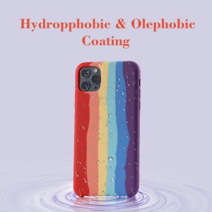 Case For iPhone 13 Pro Max Gay Pride Rainbow Multicoloured Silicone