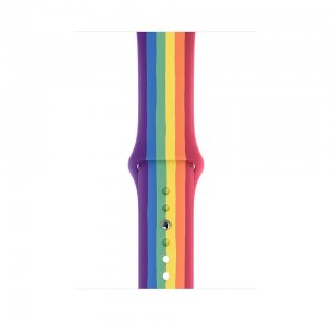 Sport Strap For Apple Watch 42mm 44mm Gay Pride Rainbow Series 5 4 3 2