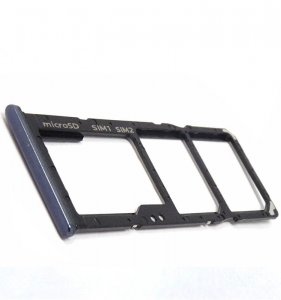 Sim Tray For Samsung A80 A805F in black