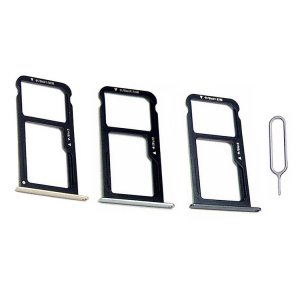 Sim Tray For Huawei P9 lite 2017 in Black