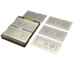 Stencil Fixtures Set For Samsung CPU MBGA 6 In 1