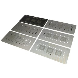 Reballing Stencil For Huawei CPU MBGA 6 In 1 Set Mbga U24 To Mbga U29