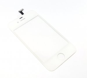 Glass Lens For iPhone 4 4s White