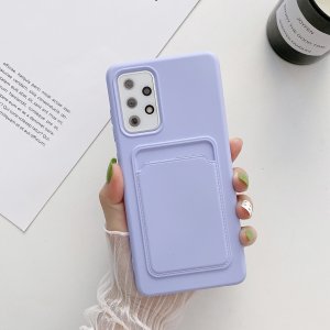 Case For Samsung S21 With Card Holder in lavender