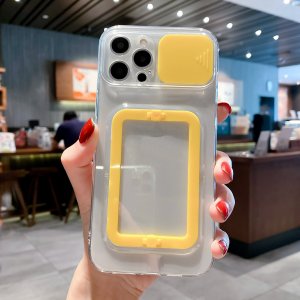 Case For iPhone 13 in Yellow Camera Lens Protection