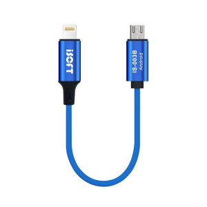 iSoft IS-003B User Data Transfer Cable - Transfer Data From Micro USB to iPhone