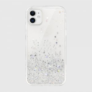 Case For iPhone 11 Switcheasy White Starfield Quicksand Style