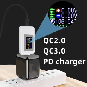 Charging Port Tester For Type-C Smartphone Voltmeter Ammeter Power Capacity