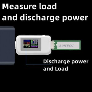 Charging Port Tester For Type-C Smartphone Voltmeter Ammeter Power Capacity