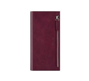 Case For iPhone 12 12 pro in Bordeaux Molancano Pouch Zip