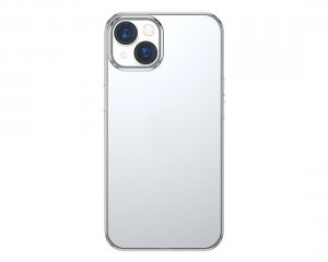 Case For iPhone 13 Soft Jane Series Hard Cover Edition in Silver