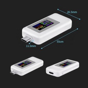 Charging Port Tester For Type-C Smartphone Voltmeter Ammeter Power Capacity