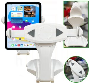 Tablet Desk Top Stand Universal Mount White