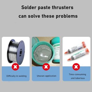 Solder Paste Dispenser Green Oil Flux For Circuit Board Maintenance Tool Orange